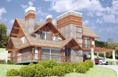 Casa com 4 quartos à venda na rua das alfazemas, 329, bavaria, gramado por r$ 3.380.000