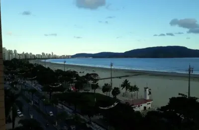 Venda – apartamento 3 dormitórios (1 suíte) com vista e andar alto – av. da praia | santos/sp- gonzaga