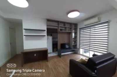 Apartamento mobiliado p/ locação – 48m² – 1 vaga – lazer completo – boqueirão/santos