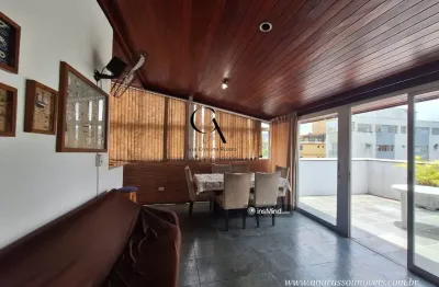 Cobertura duplex à venda na praia da enseada – 3 dorms, 3 suítes, 2 vagas