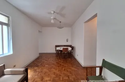 Apto locação mobiliado - 2 dor- 1  vaga - quadra mar -aparecida - santos/sp