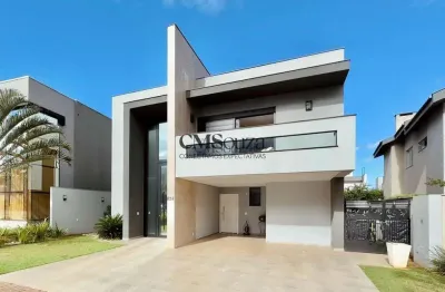 Casa à venda em londrina, condomínio alphaville 2, com 4 quartos, 264 m² construída