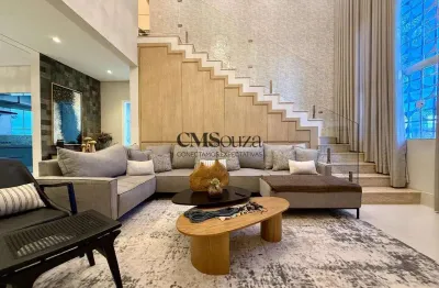 Casa à venda em londrina, esperança, com 3 suítes, com 280 m², condomínio royal forest