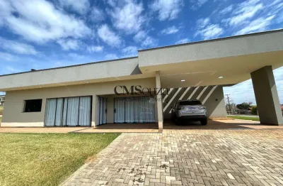 Casa à venda e para alugar em londrina, recanto do salto, com 3 suítes, com 250 m², condomínio estancia cabral