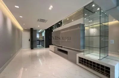 Apartamento para venda e locação no chelsea tower – 3 dormitórios, 100m², 2 vagas – gleba palhano, londrina