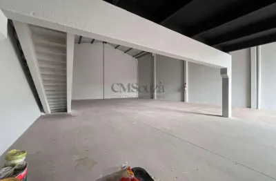 Galpão comercial para alugar no centro – 296m², mezanino, 2 banheiros – cambé, pr
