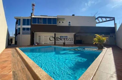 Casa para alugar em londrina, parque residencial alcântara, com 4 quartos, com 374 m²