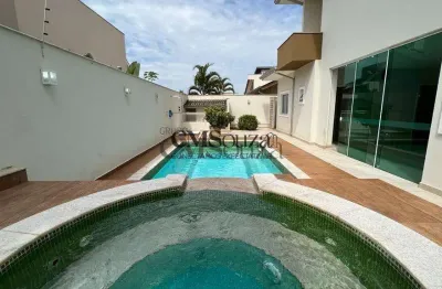 Condomínio bela manhã – casa para venda com 3 suítes, escritório, piscina e churrasqueira – 333 m² – londrina/pr