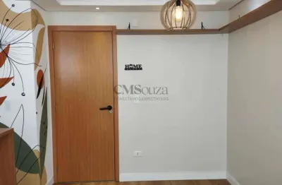 Apartamento para locação no ed. spazio louvre – 44m², 2 quartos, sacada, 1 vaga de garagem – gleba palhano