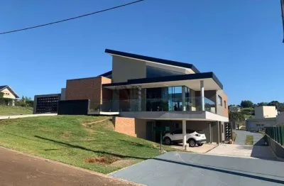 Casa para alugar em londrina, esperança, com 3 quartos, com 320 m², condomínio terras de canaã