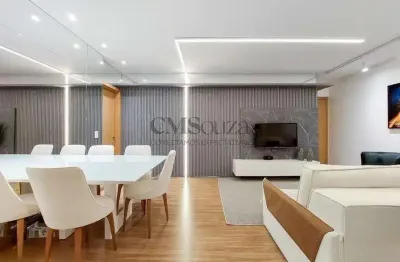 Apartamento mobiliado para alugar no Ed. Trésor – 3 quartos (1 suíte), 95m², 2 vagas – Gleba Palhano, Londrina