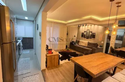 Apartamento à venda em londrina, porteira fechada, no solar mirador - 75m² - aurora/londrina.