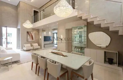 Casa em condomínio para locação no royal park – 4 suítes, piscina, espaço gourmet, 433,09m² - esperança, londrina