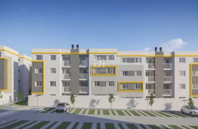 Apartamento com 2 quartos à venda na rua romeu pires, 570, jardim amélia, pinhais, 44 m2 por r$ 307.818