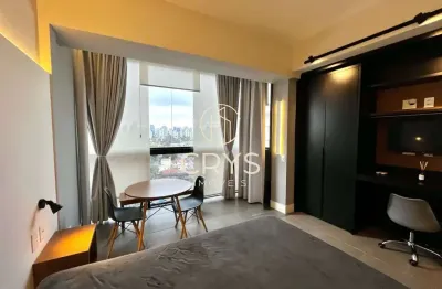 Apartamento à venda na vila olímpia, são paulo: 1 quarto, 1 suíte, 1 sala, 1 banheiro, 1 vaga de garagem.