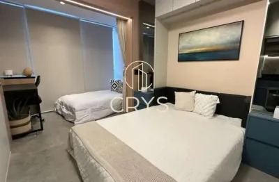 Apartamento de luxo para locação em são paulo-sp, bairro pinheiros - 1 quarto, 1 suite, 1 sala, 1 banheiro, 23m².