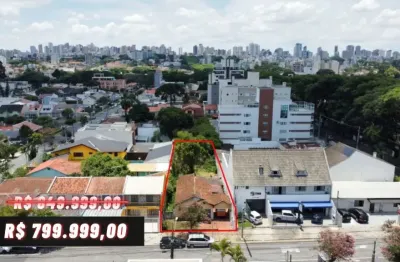 Terreno a venda 540m² no bairro santa quitéria - curitiba/pr
