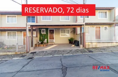 Sobrado em condomínio a venda no xaxim, 2 quartos, closet e ampla área gourmet