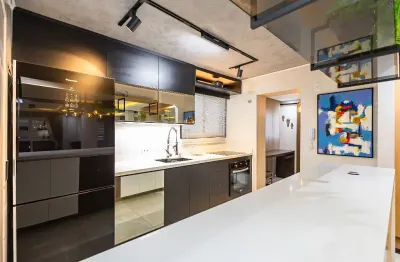 Apartamento exclusivo no coração do bigorrilho – decorado | moderno | automatizado com alexa | pronto para morar
