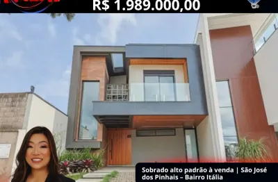 Sobrado alto padrão à venda | são josé dos pinhais – bairro itália paraná.