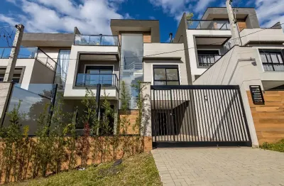 Triplex com terraço gourmet,3 quartos,1 suíte-sao lourenço-curitiba
