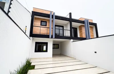 Sobrado alto padrão com 3 quartos e suíte no são pedro – são josé dos pinhais