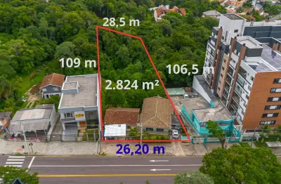 Terreno à venda,  ampla testada (26 x 109) - Bom Retiro - Curitiba/PR