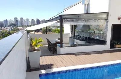Apartamento duplex à venda, 287 m² por r$ 2.120.000,00 - brooklin - são paulo/sp