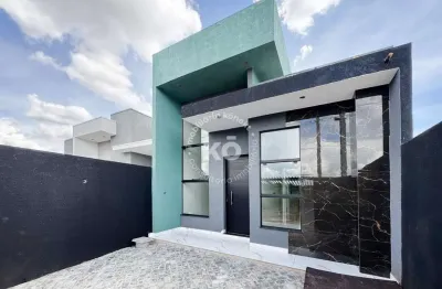 Casa com suíte e churrasqueira bairro positano  -  cascavel