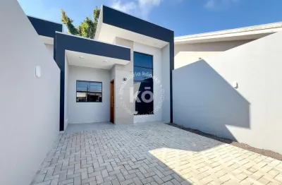 Casa com 1 suíte + 1 quarto no parque verde  -  cascavel