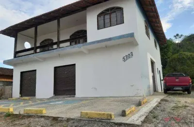 Boehmerwald - sobrado comercial e residencial em terreno frente para principal com 1220 m2