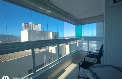 Apartamento  de 02 dormitorios mobiliado linda vista ao mar