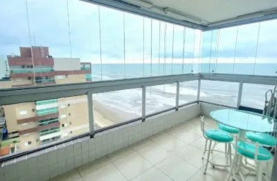 Apartamento 02 dormitorios  com vista para o mar centro de mongagua