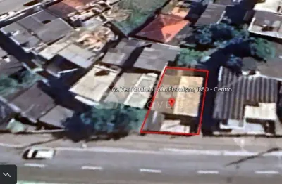 Vende excelente terreno com casa de madeira na contorno sul em frente a univali em itajaí