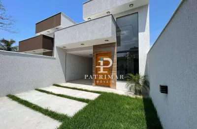 Casa com 3 quartos à venda, 104 m² por r$ 610.000 - jardim atlântico central (itaipuaçu) - maricá/rj