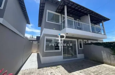 Casa com 2 quartos à venda, 100 m² por r$ 350.000 - jardim atlântico central - maricá/rj