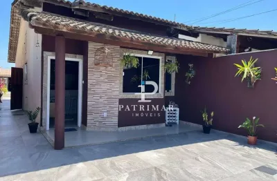 Casa com 2 quartos, área gourmet e piscina  à venda, 73 m² por r$ 600.000 - itaipuaçu - maricá/rj