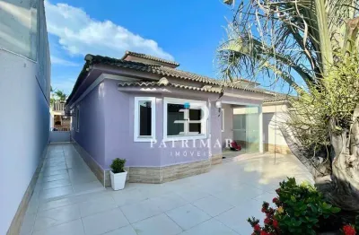 Casa com 3 quartos, área gourmet e piscina à venda, 130 m² por r$ 775.000 - jardim atlântico oeste (itaipuaçu) - maricá/rj