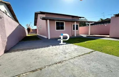 Casa com 3 quartos, suíte, piscina e área gourmet  à venda, 99 m² por r$ 540.000 - itaipuaçu - maricá/rj