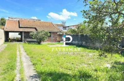 Terreno com casa em construção à venda, 480 m² por r$ 350.000 - jardim atlântico leste (itaipuaçu) - maricá/rj