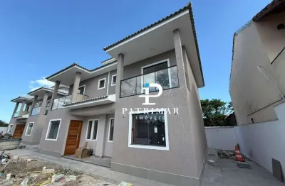 Casa com 2 dormitórios à venda, 85 m² por r$ 429.000,00 - jardim atlântico central (itaipuaçu) - maricá/rj