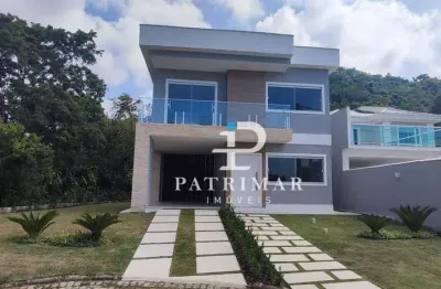 Casa duplex com 3 quartos, área gourmet e piscina à venda , 164m² por r$ 750.000,00 cond pedra de inoa  - cajueiros - itaipuaçu - maricá/rj