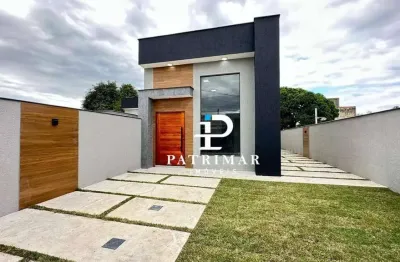 Casa com 3 quartos à venda, 105 m² por r$ 770.000 - jardim atlântico oeste (itaipuaçu) - maricá/rj