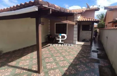 Casa mobiliada - 2 quartos, área gourmet e piscina  à venda, 130 m² por r$ 630.000 - jardim atlântico central (itaipuaçu) - maricá/rj