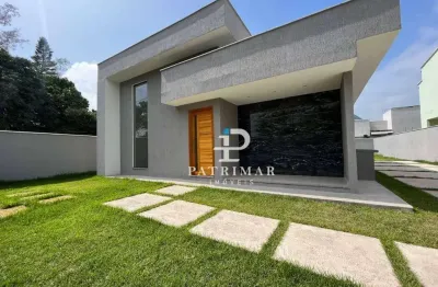 Casa com 3 quartos à venda, 111 m² por r$ 499.000 - bosque fundo - maricá/rj