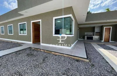 Casa com 3 quartos, suíte e closet à venda, 111 m² por r$ 680.000 - itaipuaçu - maricá/rj