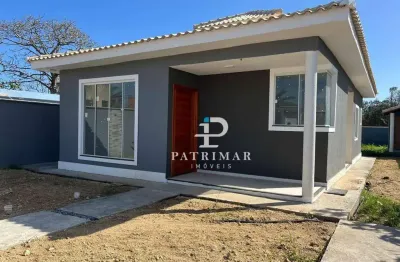 Casa nova  à venda com  3 quartos em terreno inteiro , 480 m² por r$ 560.000 - itaipuaçu - maricá/rj