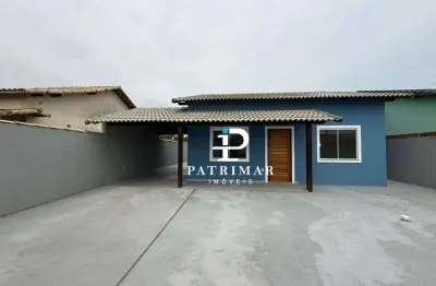 Casa nova com 3 quartos em terreno inteiro à venda, 98 m² por r$ 560.000 - jardim atlântico leste -itaipuaçu - maricá/rj