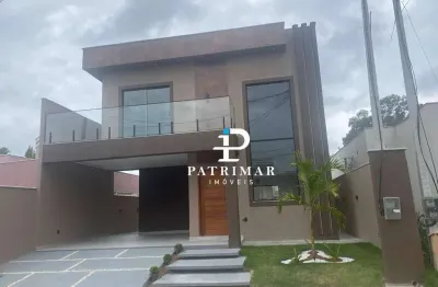 Casa duplex à venda no condomínio royal garden i – pindobas, maricá/rj - 3 quartos - piscina e area gourmet -160 m² por r$ 875.000