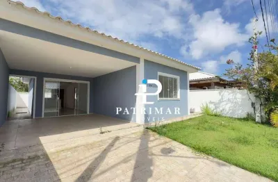 Casa nova  com 3 quartos à venda, 112 m² por r$ 650.000 - cajueiros - maricá/rj
